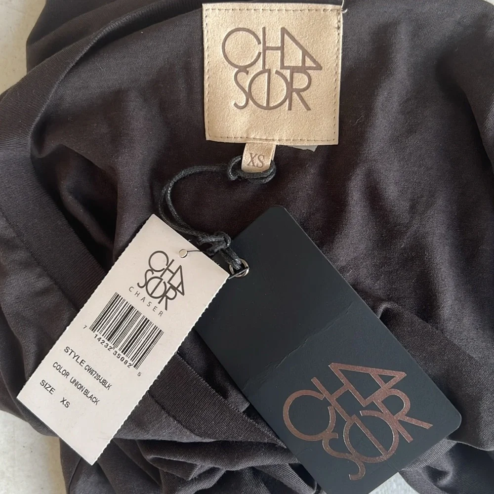 Chaser v neck cutout tee